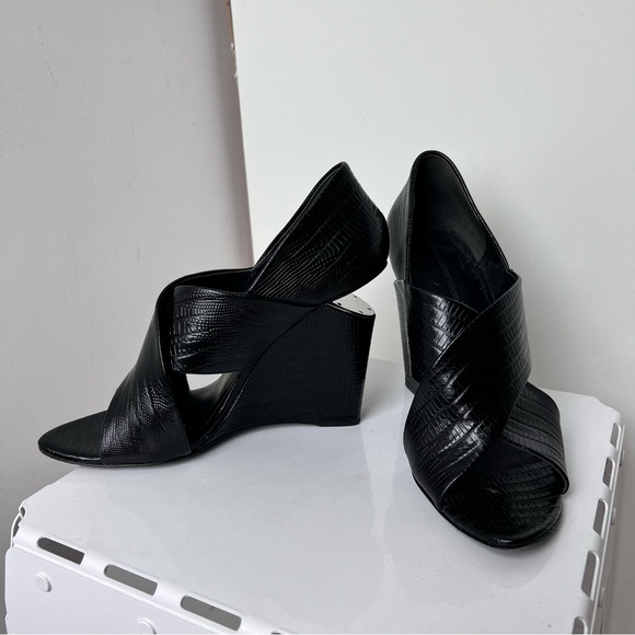 Alexander Wang Black cut out Wedge Heel - Picture 2 of 10
